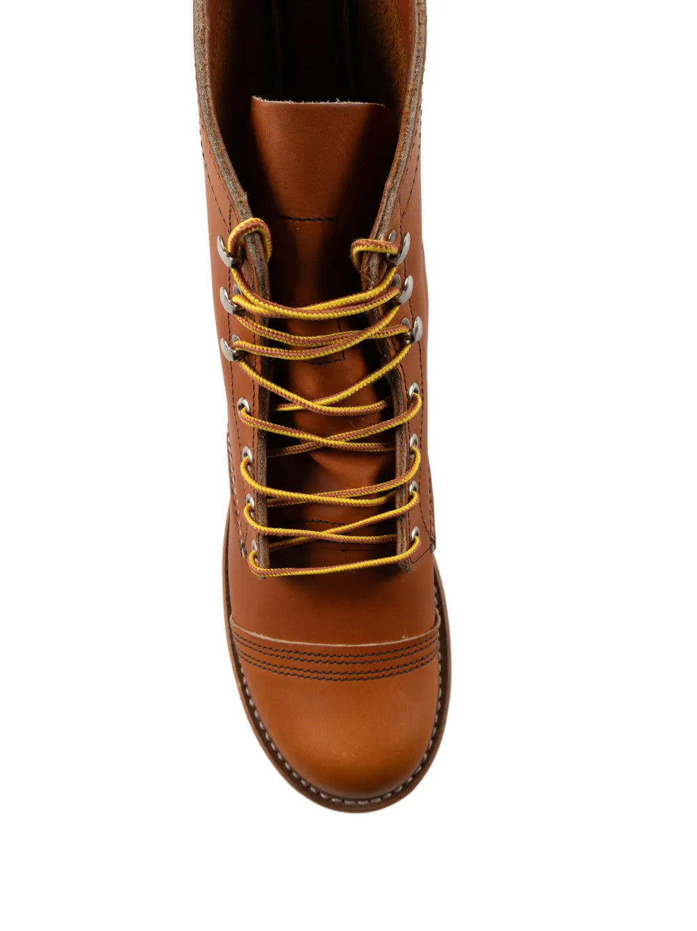 Brown boots, front view