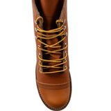 Brown boots, front view