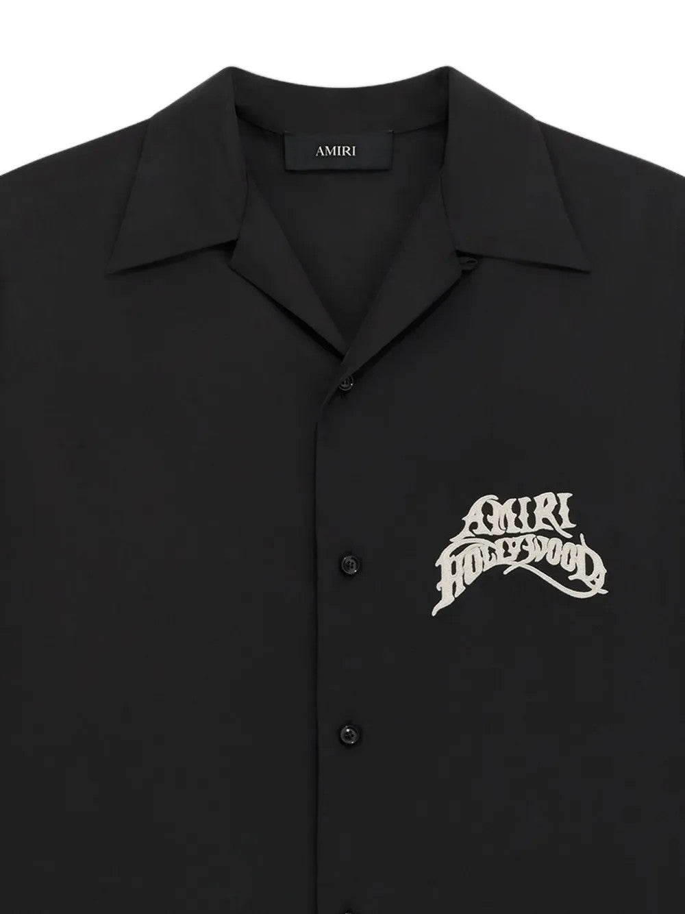 Black shirt, front view