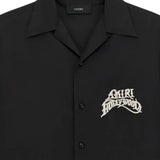 Black shirt, front view