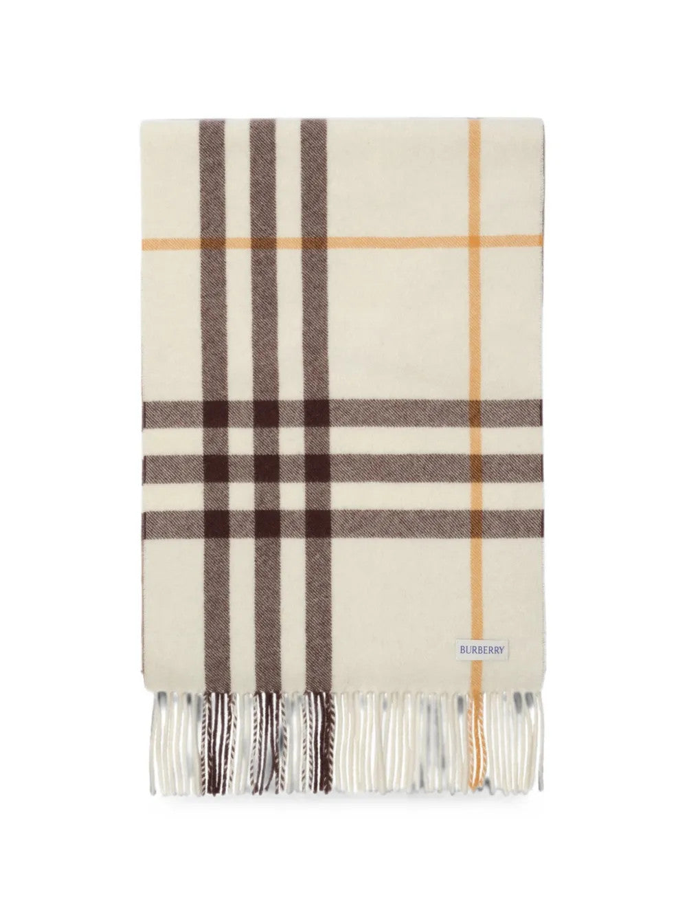 Tan scarf, front view