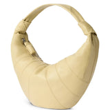 Tan bag, front view