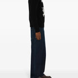Black top, full body view