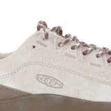 Tan shoes, side view