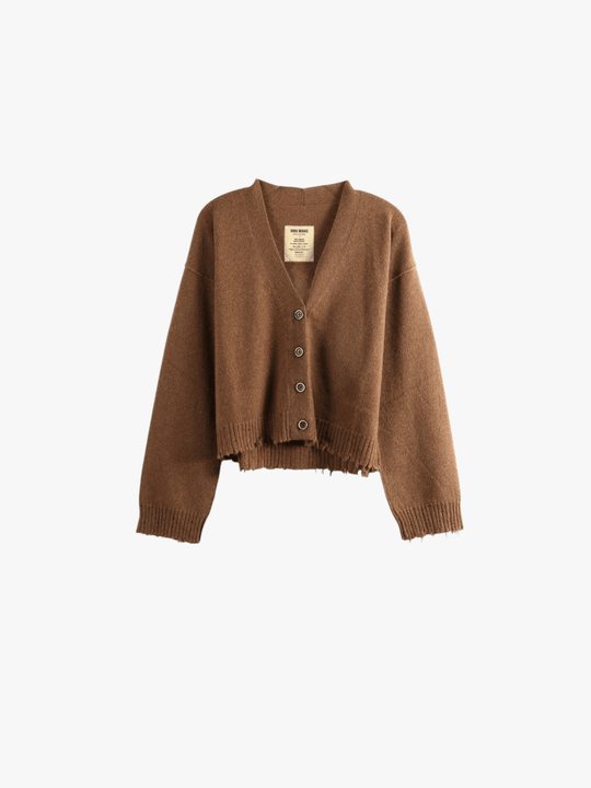 Brown knitwear, front view