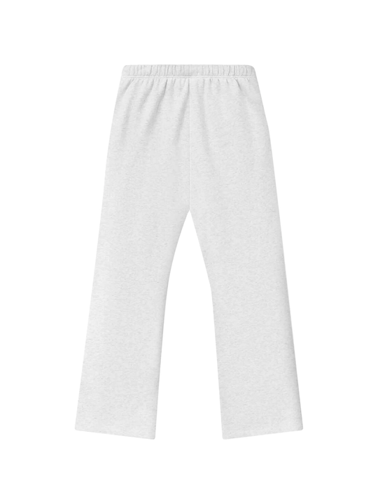 White pants, back view