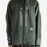 Green coat worn by a person, showing the coat fit