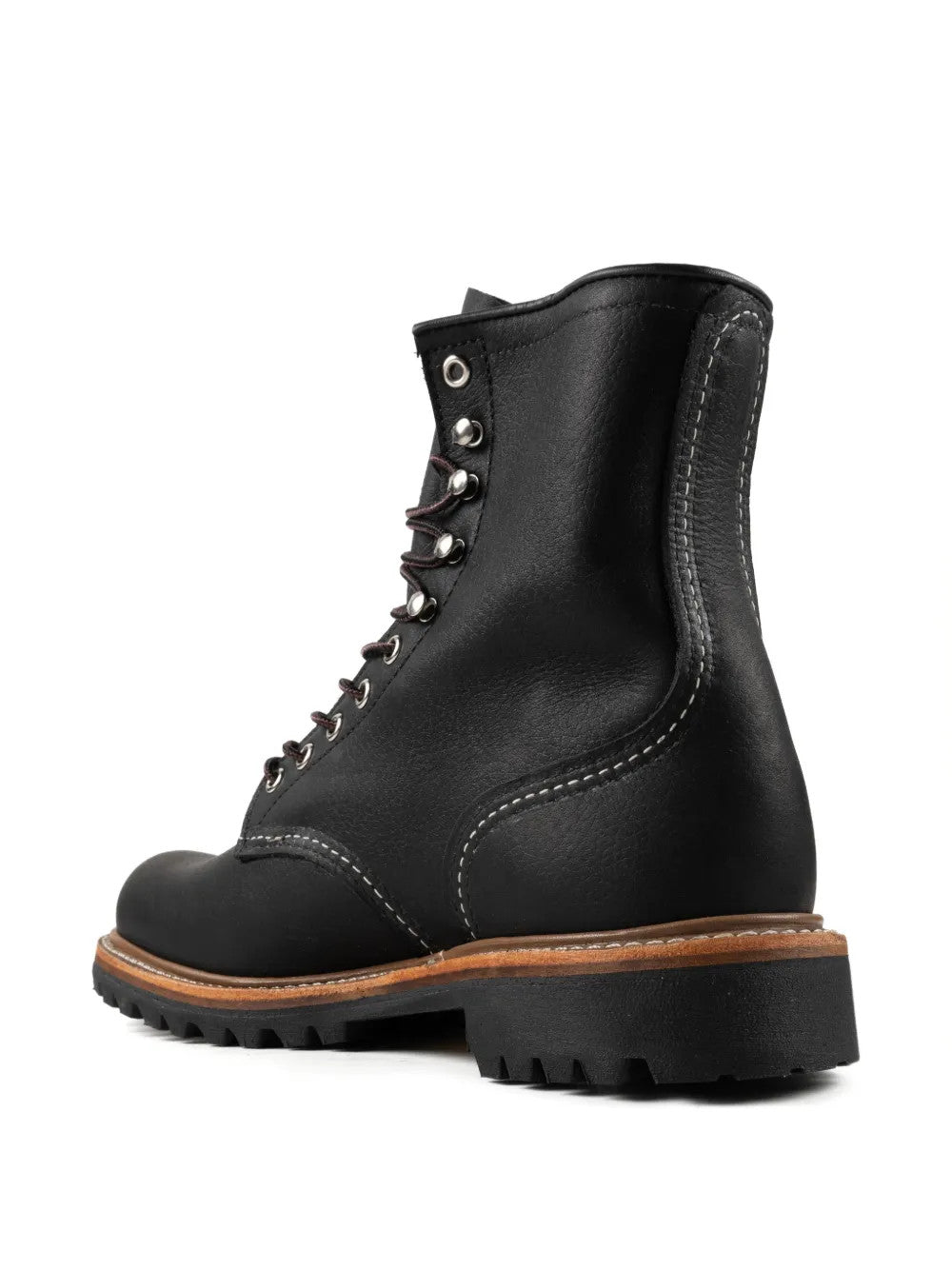 Black boots, side view