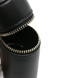 Black accessories, front view