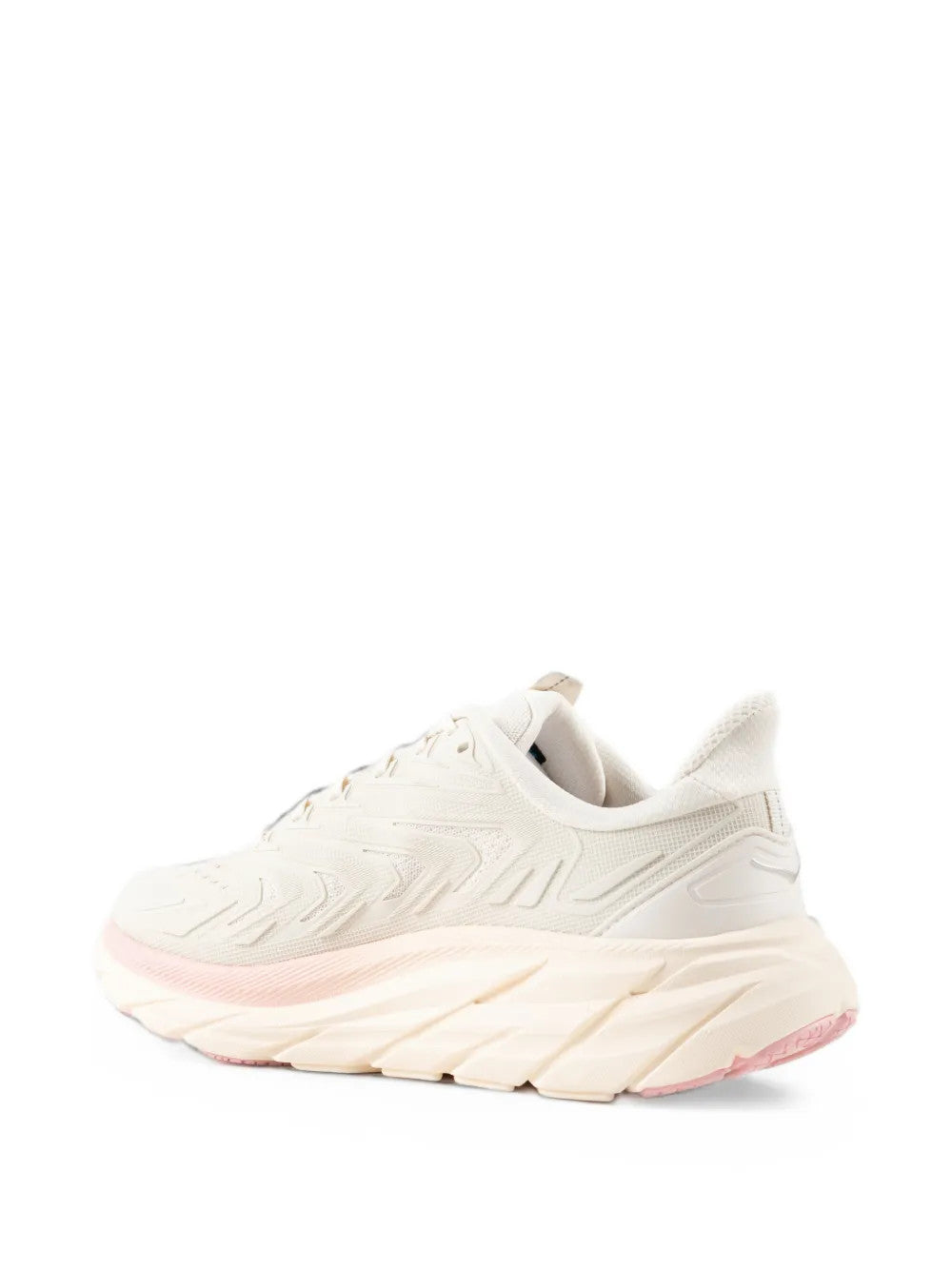 Tan shoes, side view