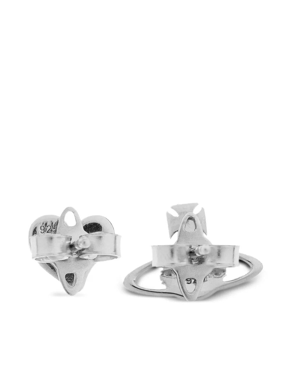 Grey Earrings,back view