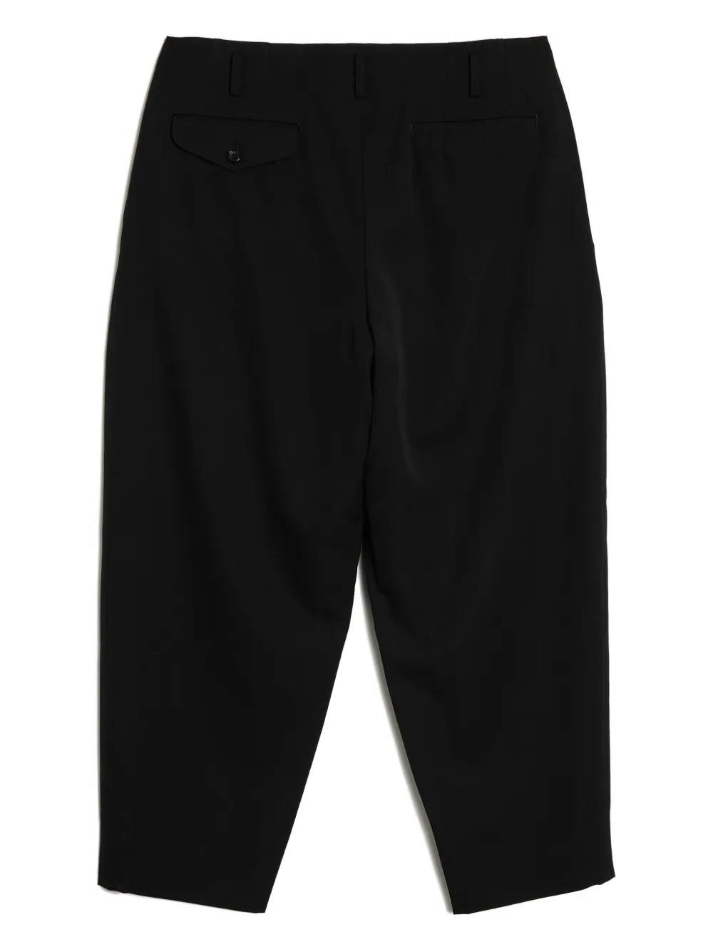 Black pants, back view