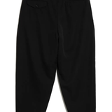 Black pants, back view