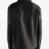 LEMAIRE - Men Leather Single Breasted Jacket