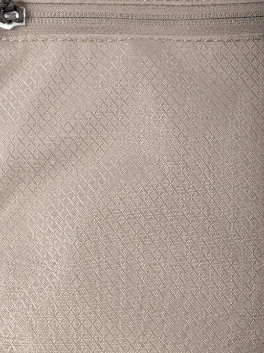 Close up of Tan bag, showing detail