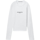 White t-shirt, front view