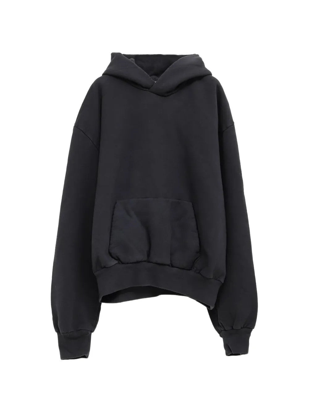 Black hoodie, front view