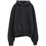 Black hoodie, front view