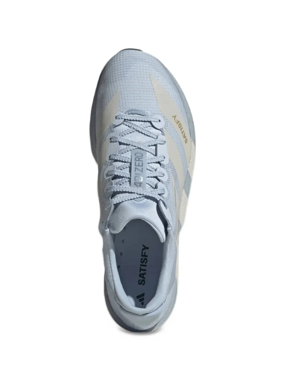 Blue shoes, front view