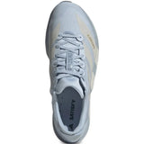 Blue shoes, front view