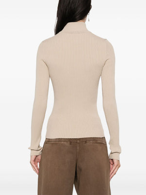 COURRÈGES - Women Reedition Knit LS Jumper