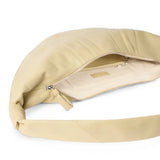 Tan bag, front view