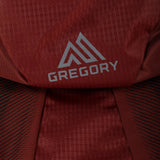 Burgundy bag, front view