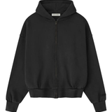 black hoodie, front view