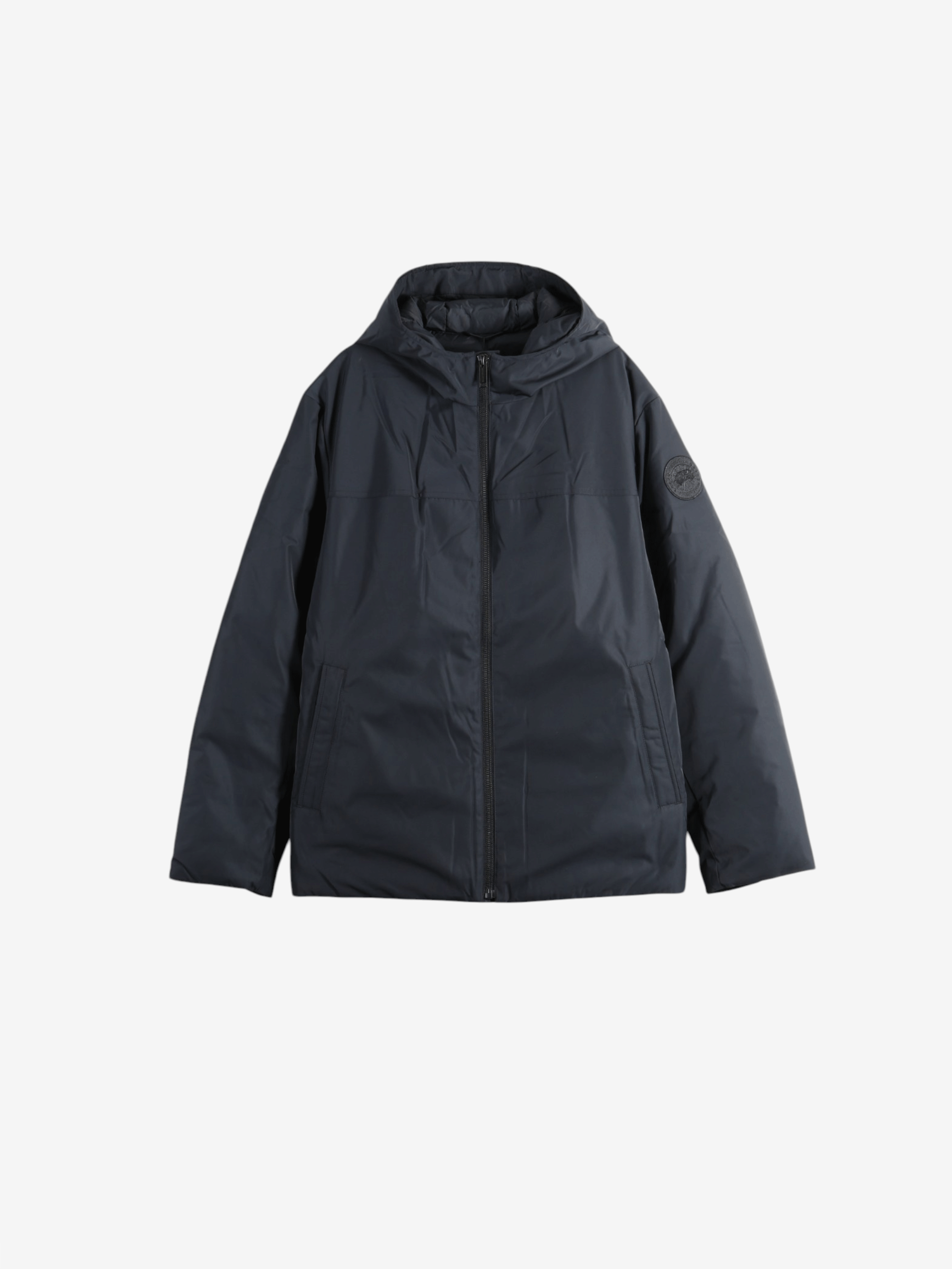 Black jacket, front view