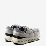 Grey sneakers, back view