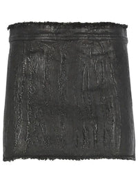 RICK OWENS - Women Mini Denim Skirt