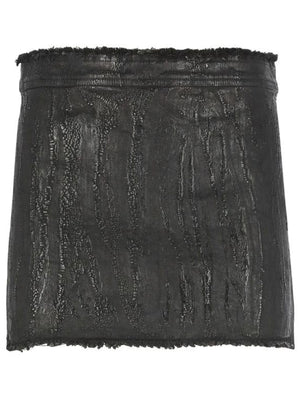 RICK OWENS - Women Mini Denim Skirt