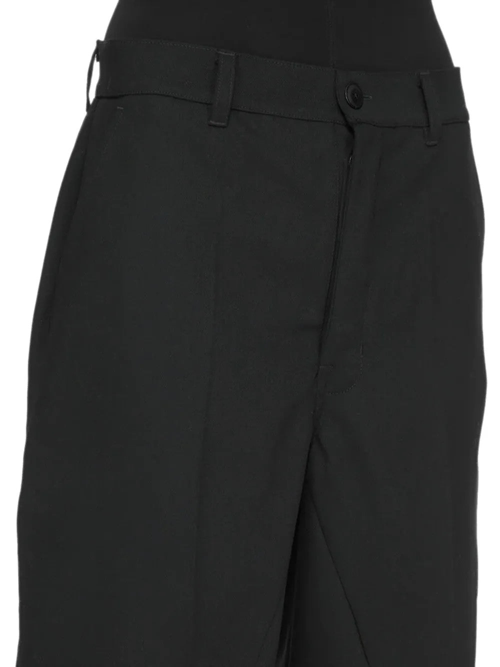 Close up of Black shorts, showing detail