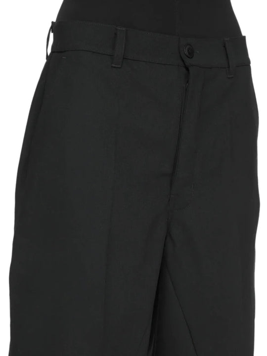 Close up of Black shorts, showing detail