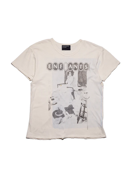 Tan t-shirt, front view