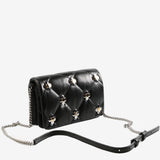 TORY BURCH - Women Kira Multi Clover Diamond Quilt Chain Wallet