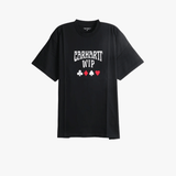Black t-shirt, front view