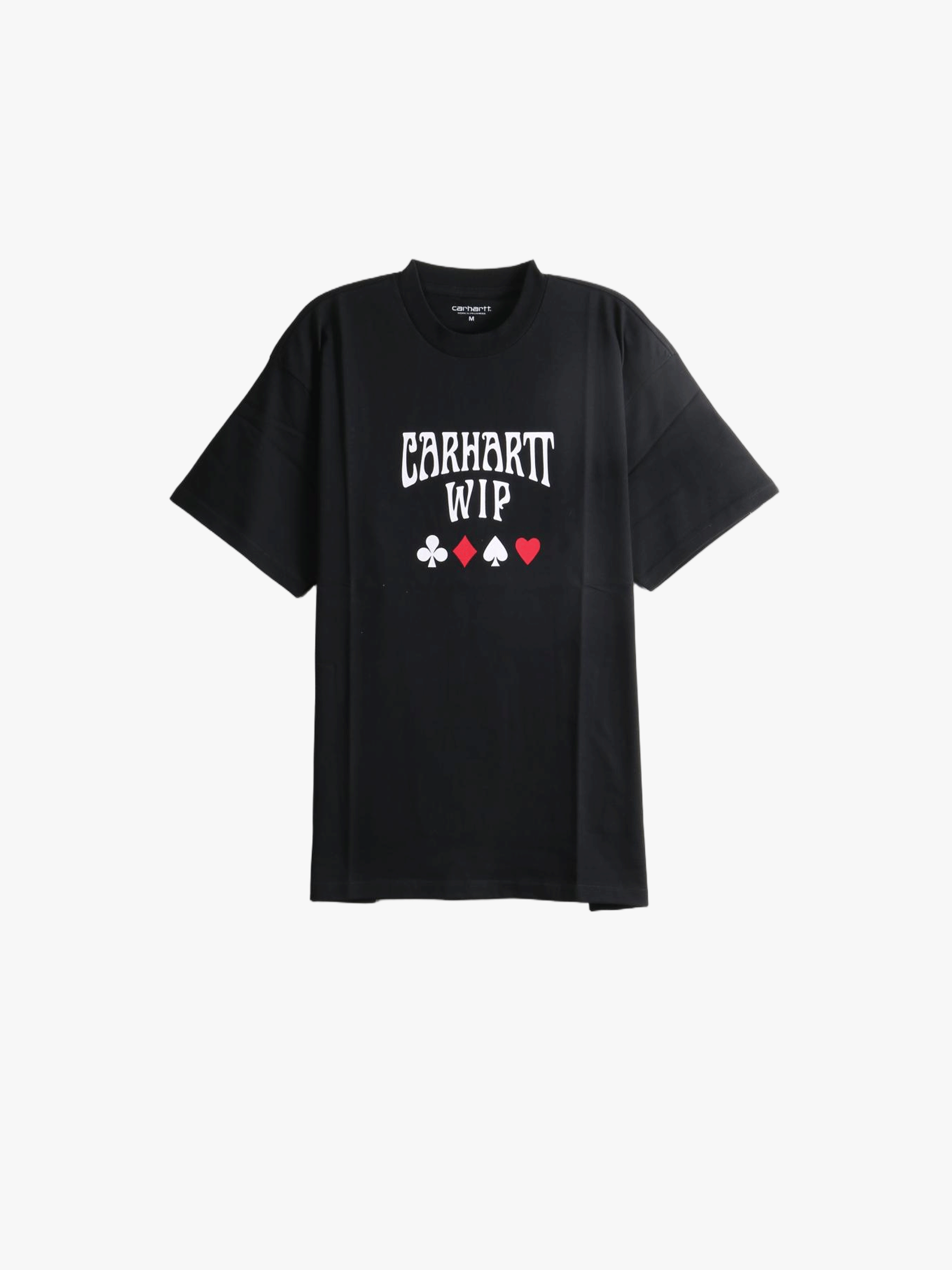 Black t-shirt, front view