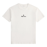White t-shirts, front view