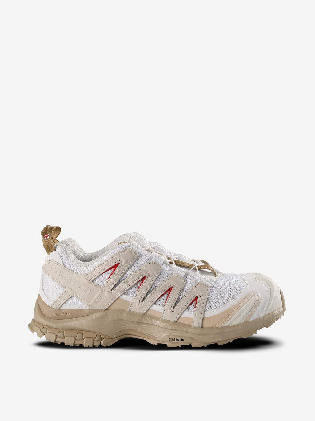White sneaker, front view