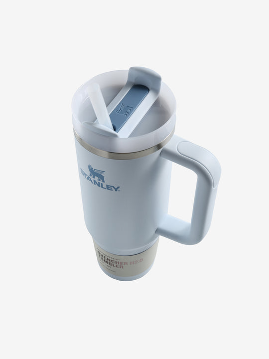 Blue tumbler,top view