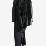 Black coat,front view