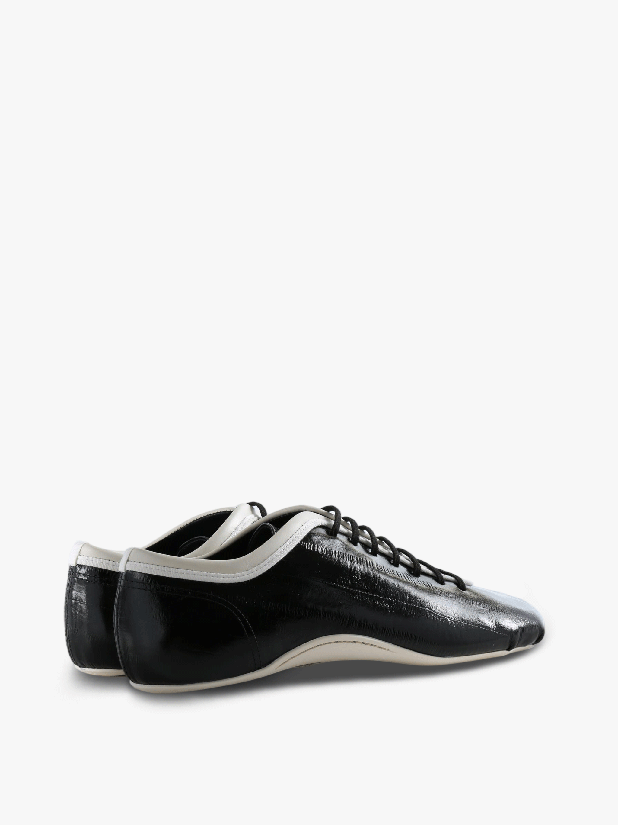 Black shoes, side view