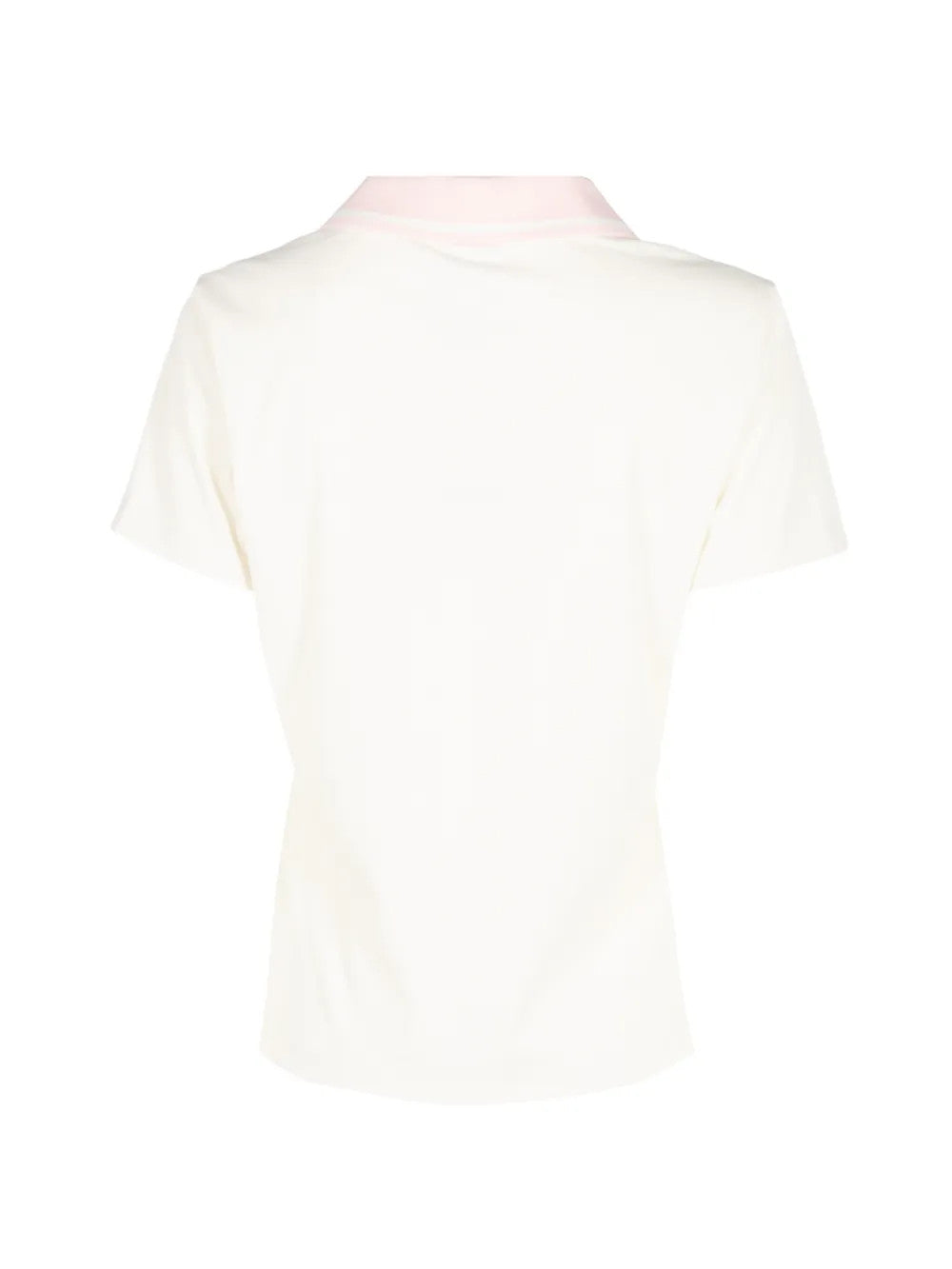White shirt, back view