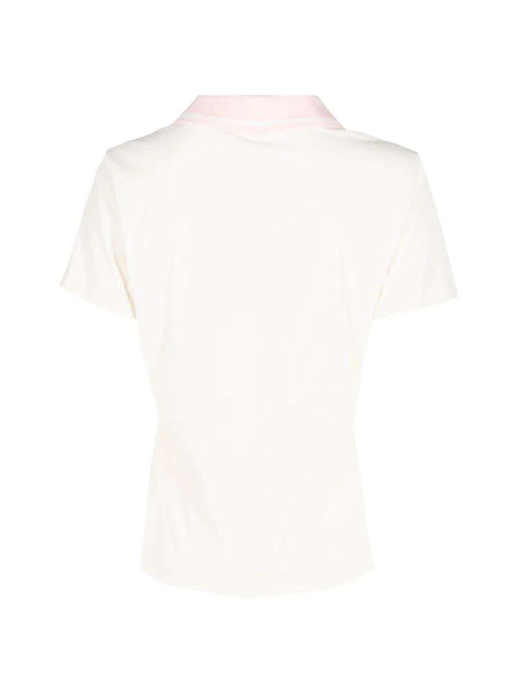 White shirt, back view