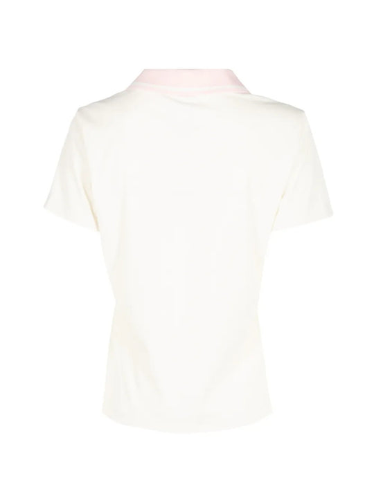 White shirt, back view