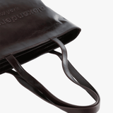 Burgundy bag, front view