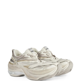 Tan shoes, front view