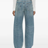 Blue jeans, full body view