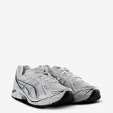 White running shoes,  front view